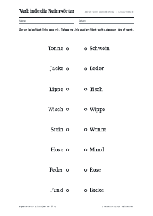 Vorschau: Reimwörter