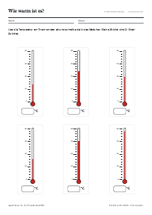 Vorschau: Thermometer ablesen