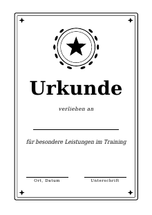 Vorschau: Urkunde
